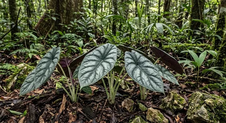 Alocasia Nebula (Alocasia nebula)