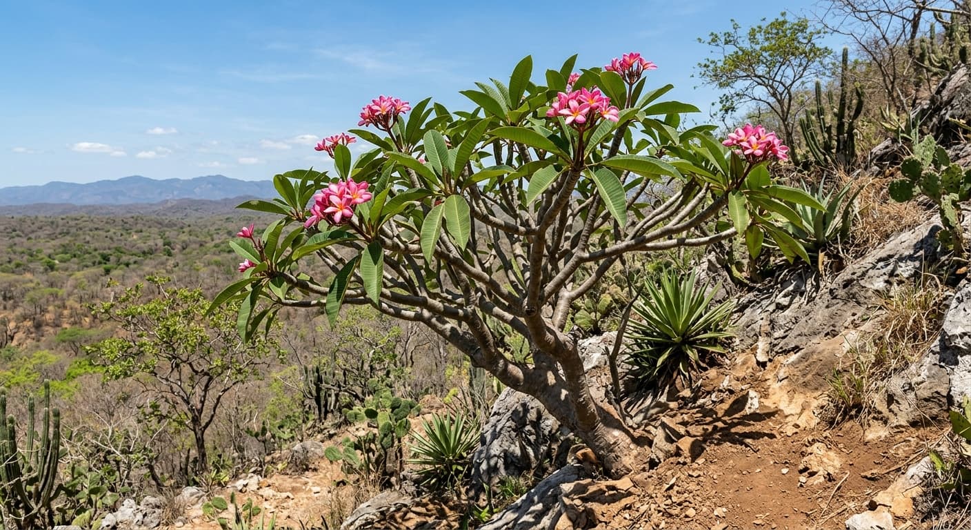 Plumeria (Plumeria rubra)
