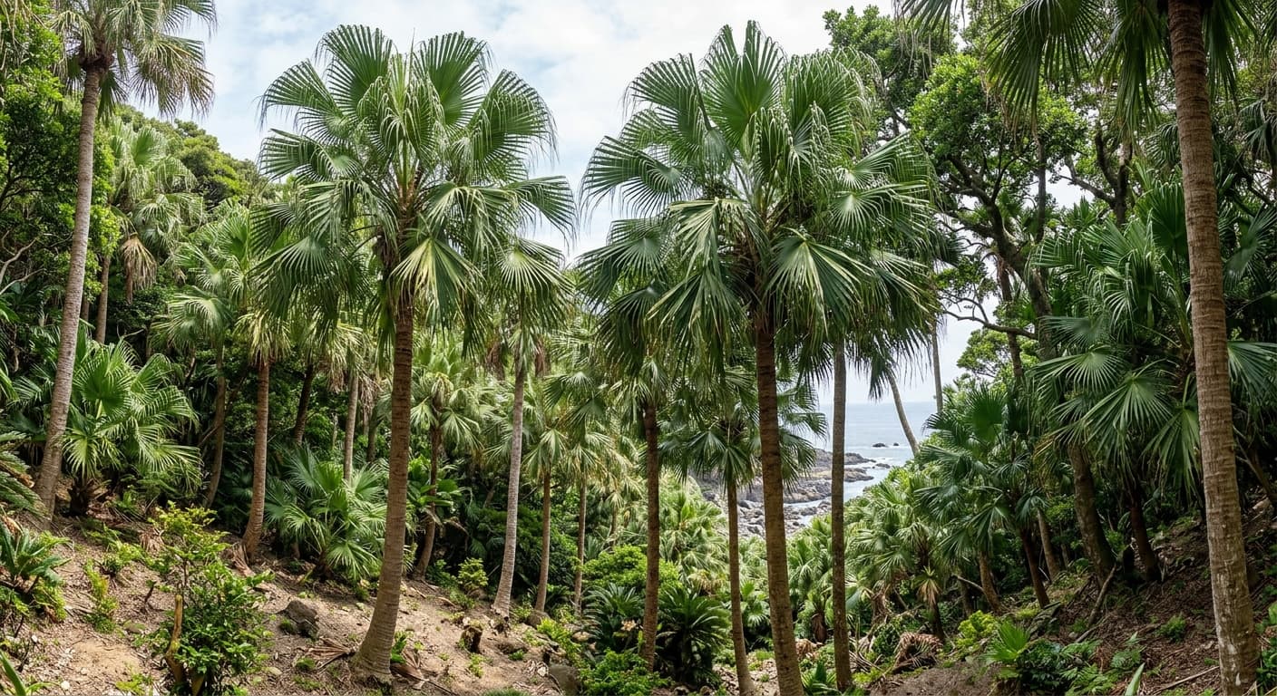 Chinese Fan Palm (Livistona chinensis)