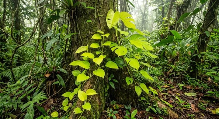 Neon Pothos (Epipremnum aureum 'Neon')