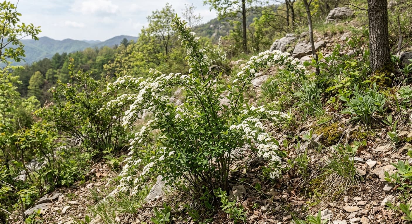 Bridal Wreath Spirea (Spiraea prunifolia)