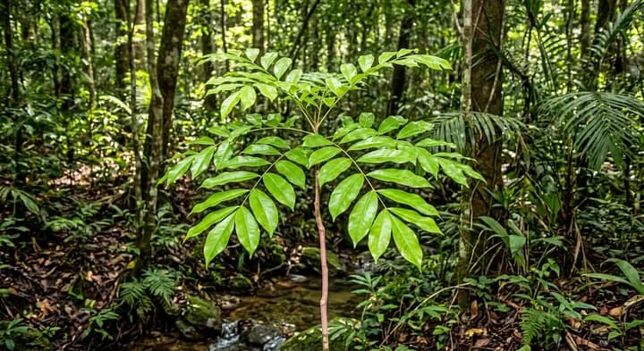 Chinese rice paper plant (Aglaia oligophylla)
