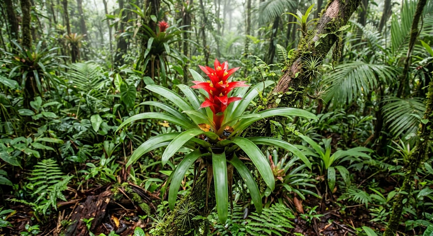 Scarlet Star (Guzmania lingulata)