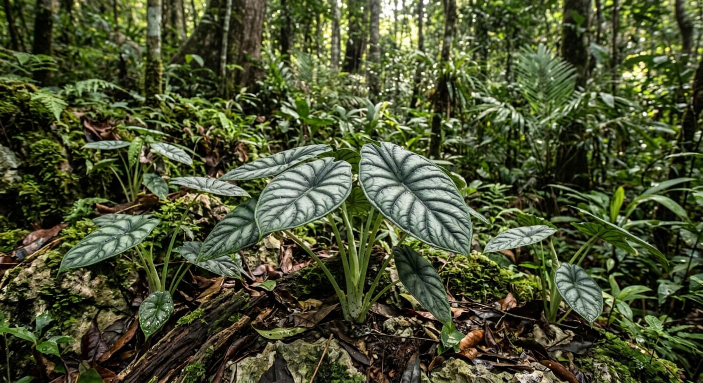 Alocasia Dragon Scale (Alocasia baginda)