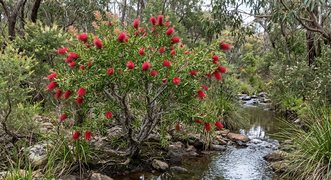 Crimson Bottlebrush (Callistemon citrinus)