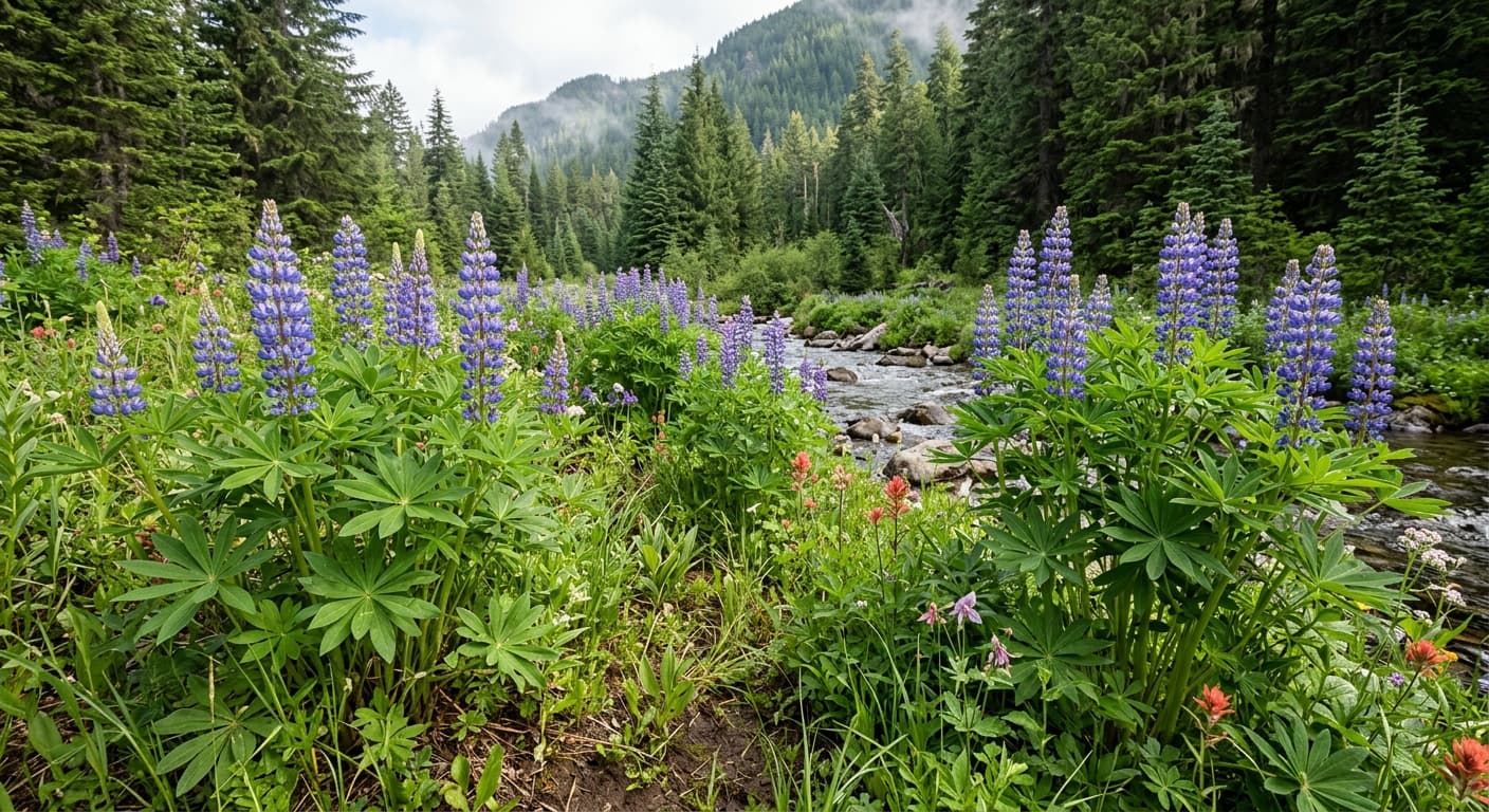 Lupine (Lupinus polyphyllus)