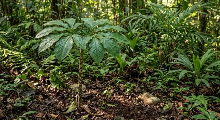 Kerri's Voodoo Lily (Amorphophallus kerrii)