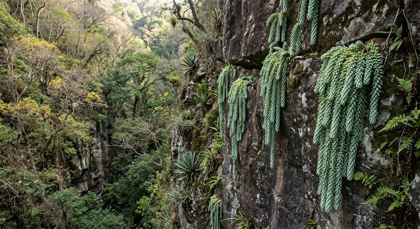 Burros Tail (Sedum morganianum)