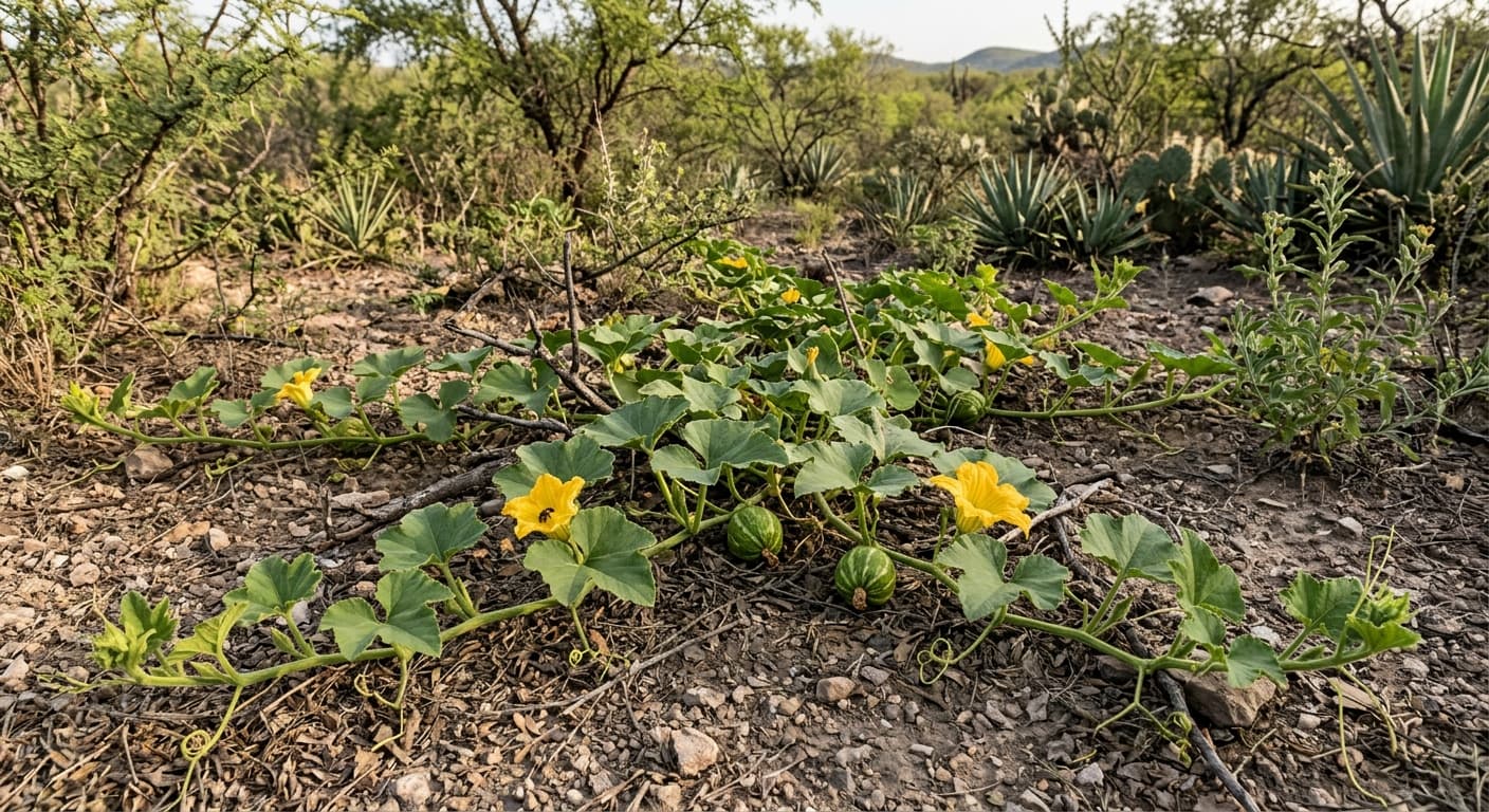 Zucchini Plant (Cucurbita pepo)