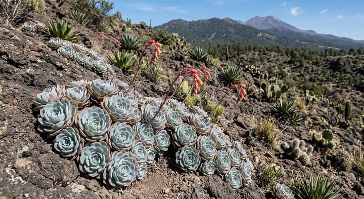 Chihuahuan Jewels (Echeveria secunda)