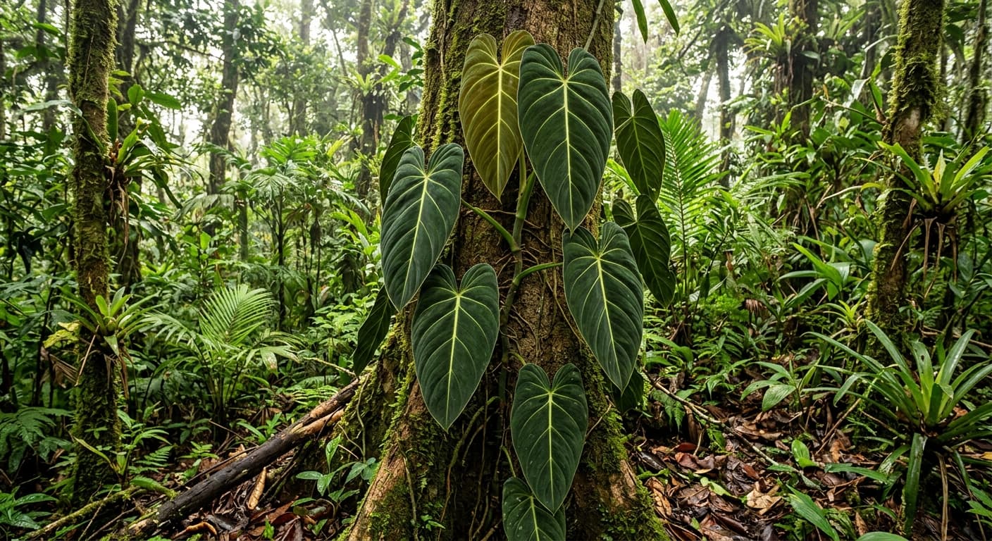 Philodendron Melanochrysum (Philodendron melanochrysum)