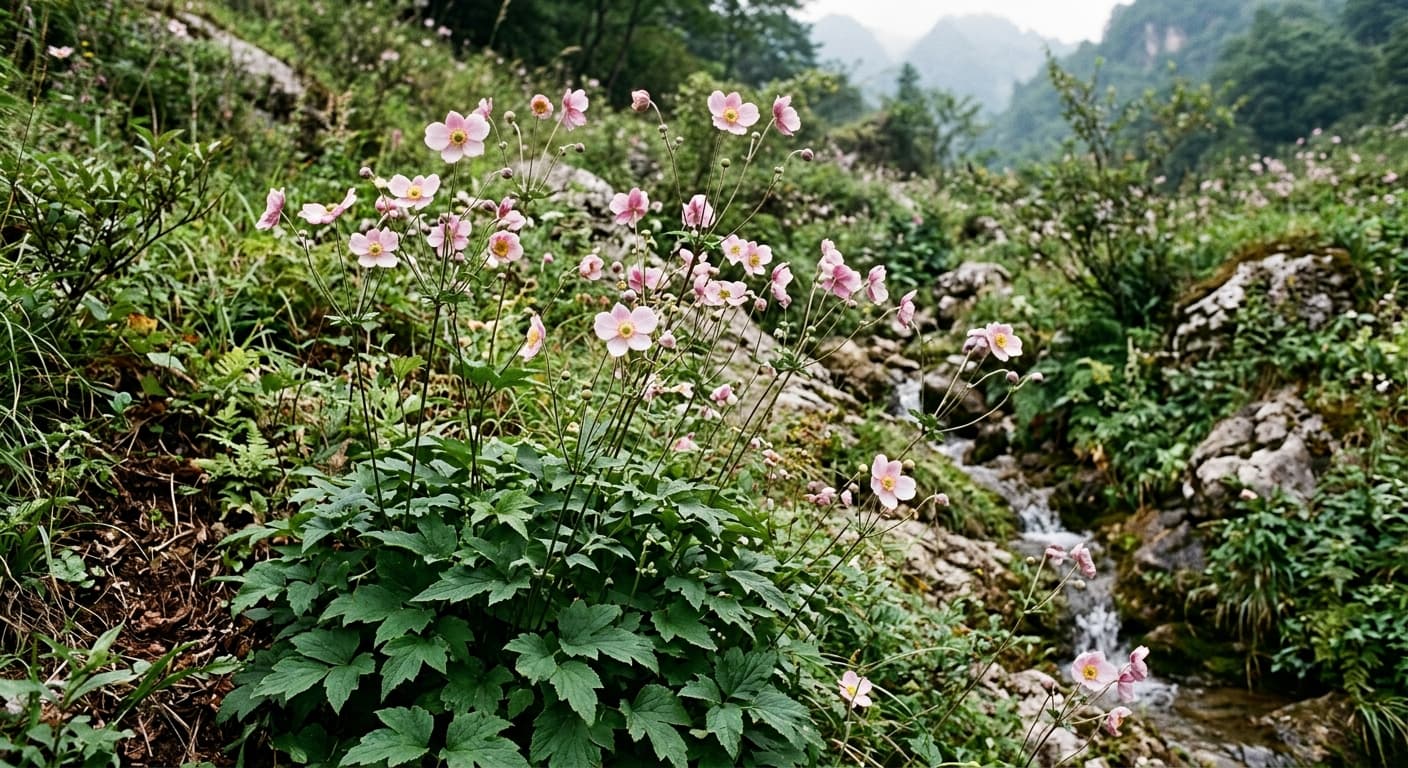 Japanese Anemone (Anemone hupehensis)