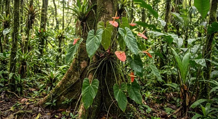 Tailflower (Anthurium andreanum)
