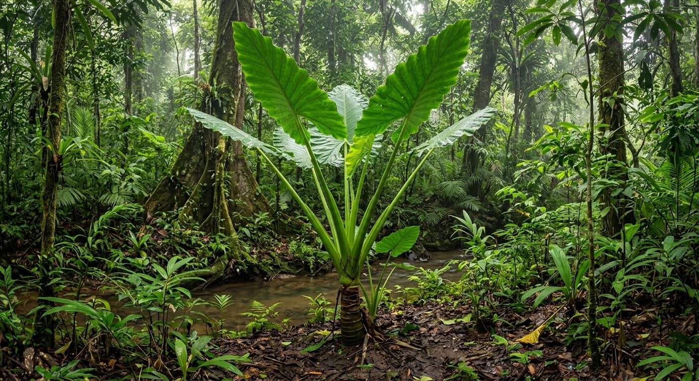 Giant Taro (Alocasia macrorrhizos)