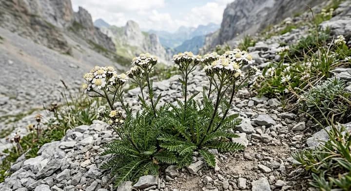 Black Yarrow (Achillea atrata)