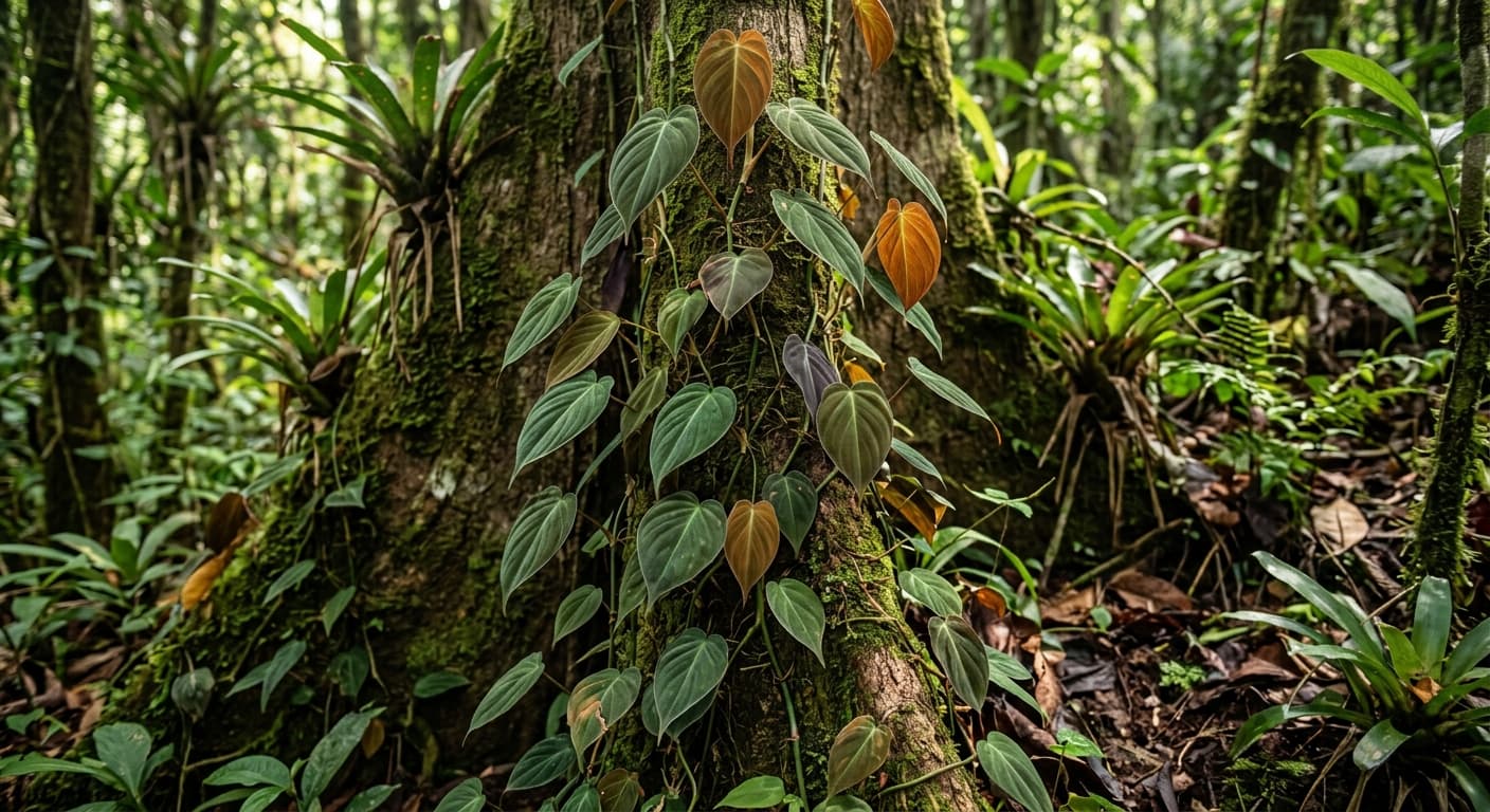 Velvet Leaf Philodendron (Philodendron micans)