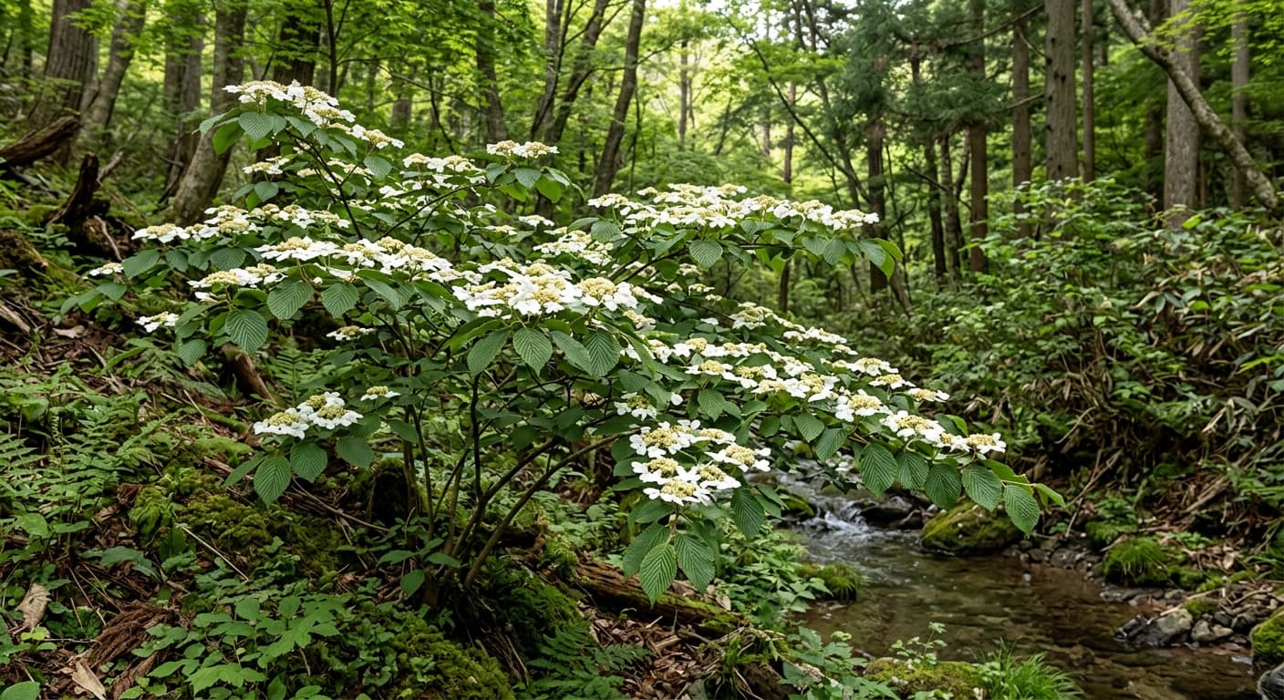 Doublefile Viburnum (Viburnum plicatum)
