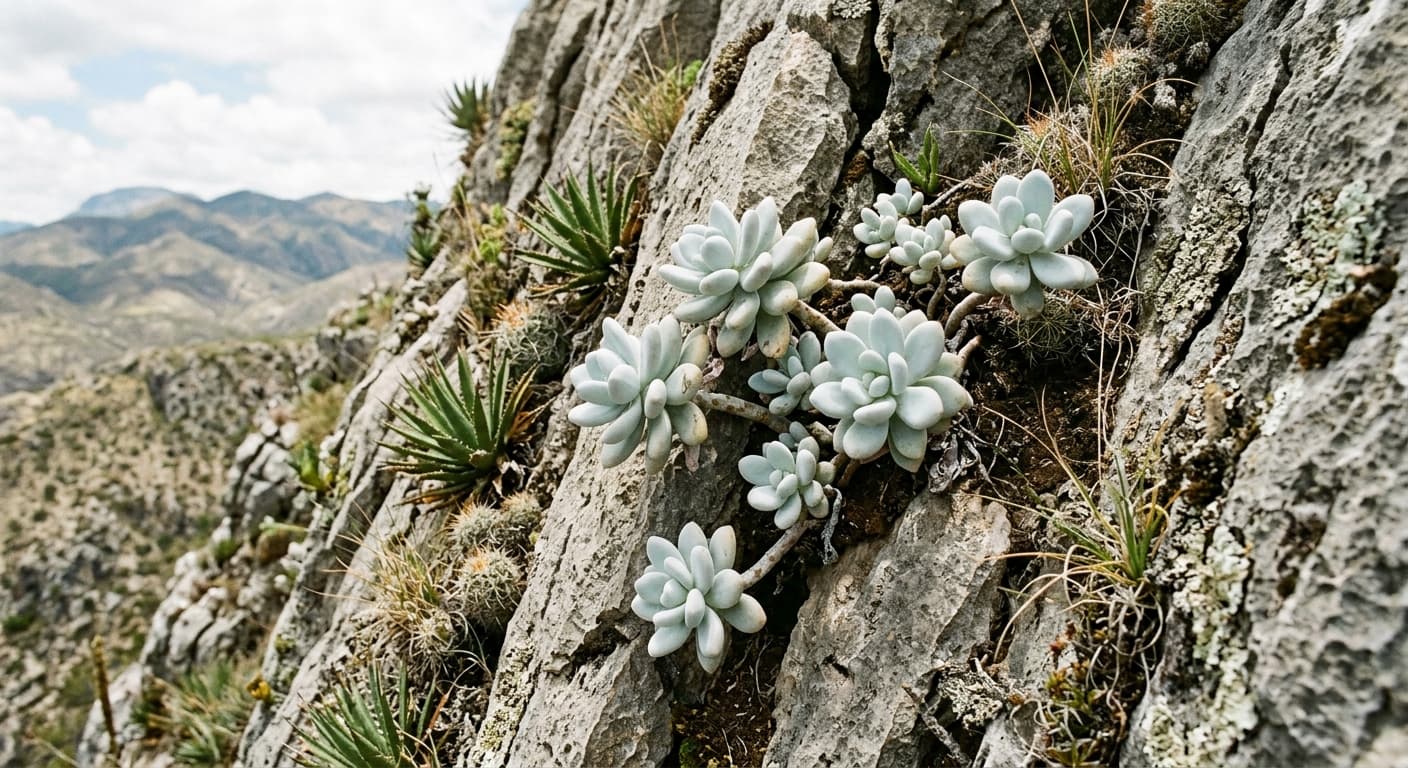 Moonstone Succulent (Pachyphytum oviferum)