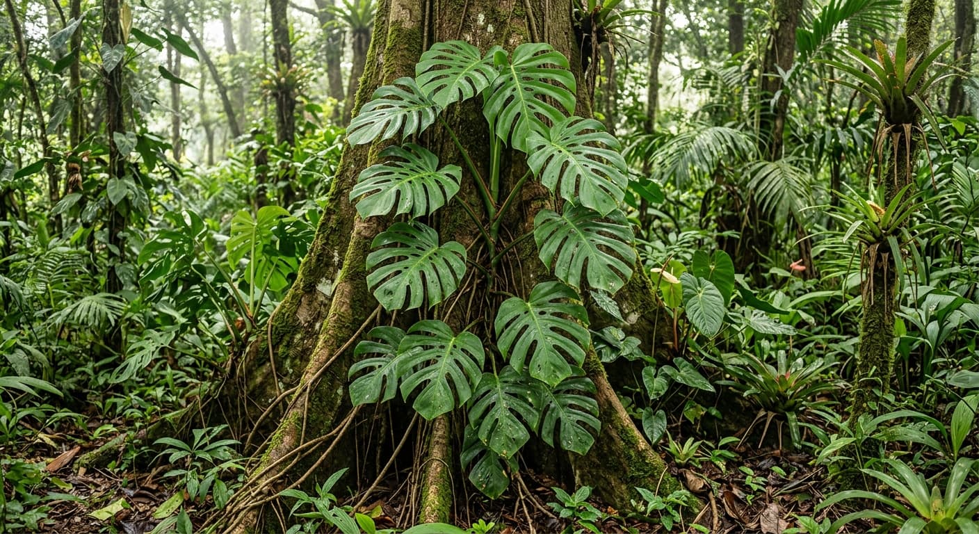 Swiss Cheese Plant (Monstera borsigiana)