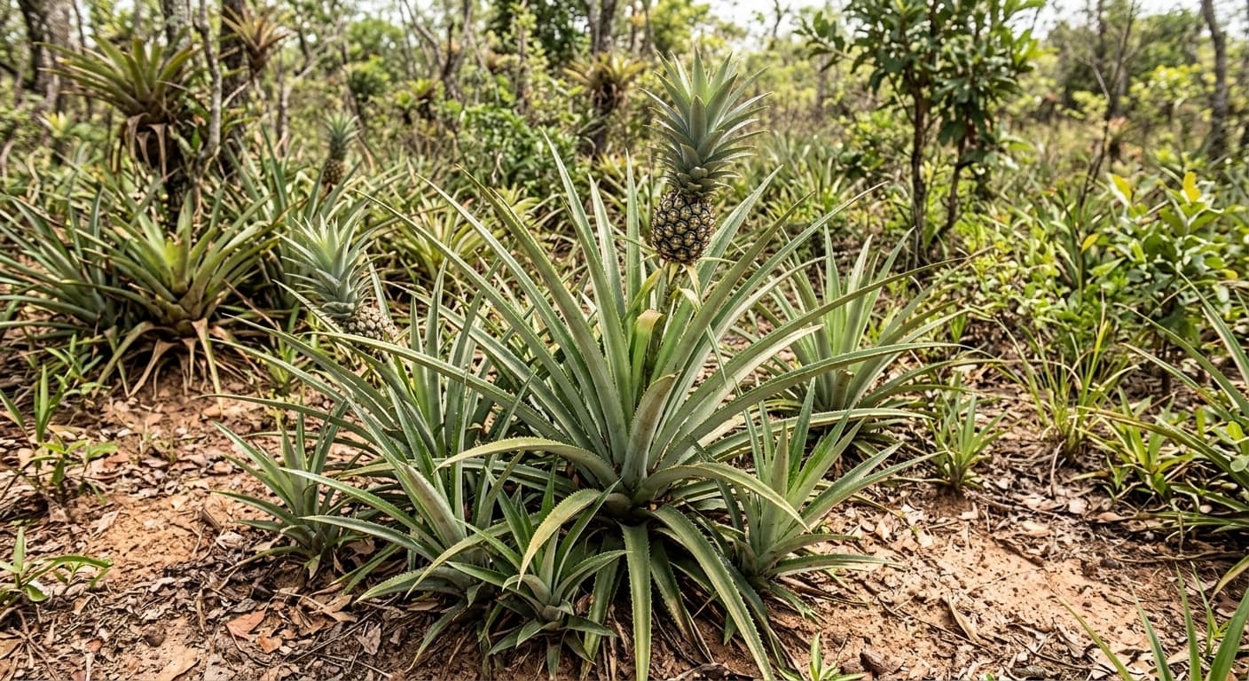 Pineapple Plant (Ananas comosus)
