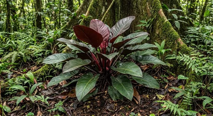 Philodendron Imperial Red (Philodendron erubescens 'Imperial Red')