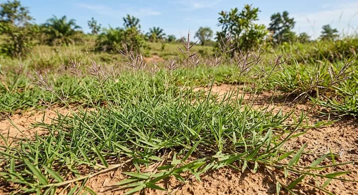 Burma grass (Andropogon aciculatus)