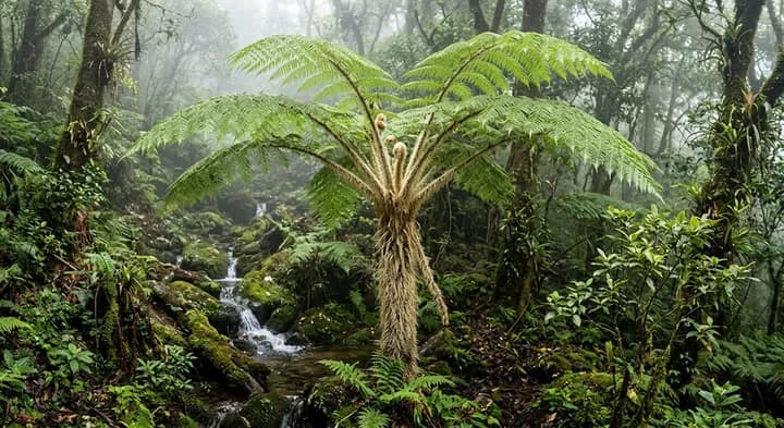 Hairy Tree Fern (Alsophila crinita)