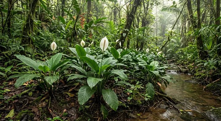 Peace Lily (Spathiphyllum)
