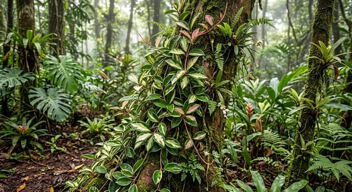 Hoya Krimson Queen (Hoya carnosa 'Krimson Princess')