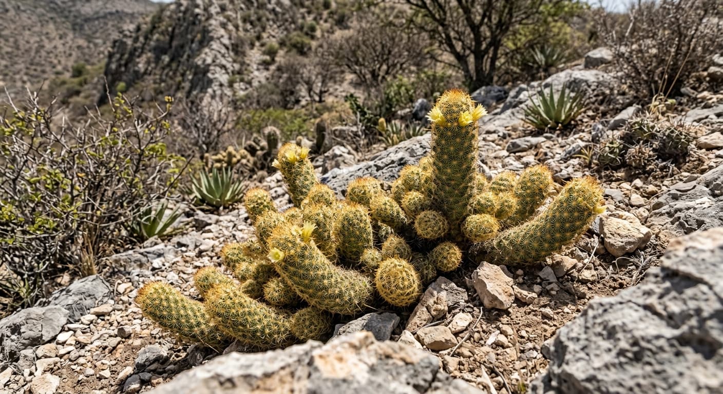 Ladyfinger Cactus (Mammillaria elongata)