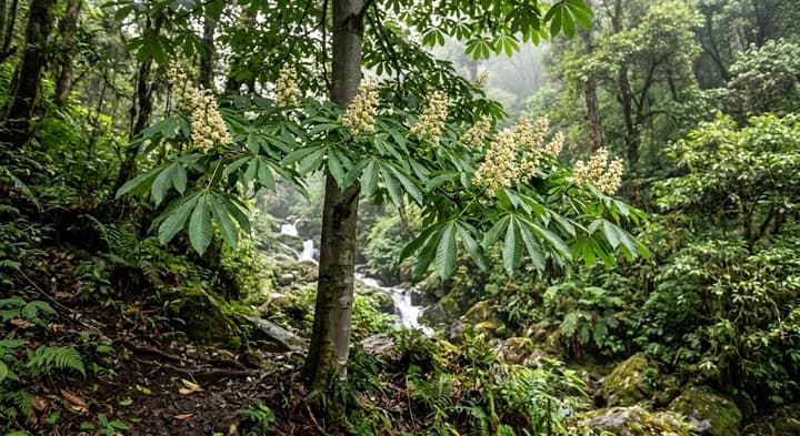 Rock Horse Chestnut (Aesculus rupicola)