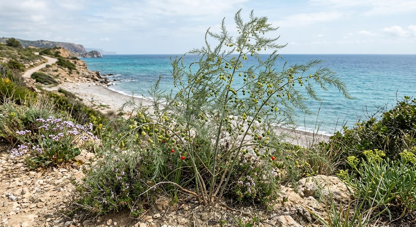 Asparagus Plant (Asparagus officinalis)