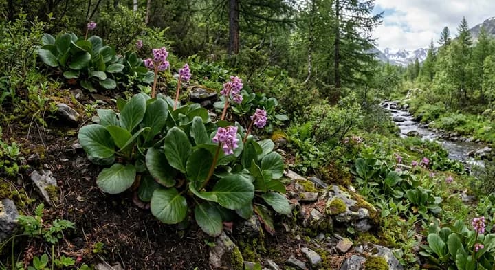 Elephant's Ears (Bergenia crassifolia)