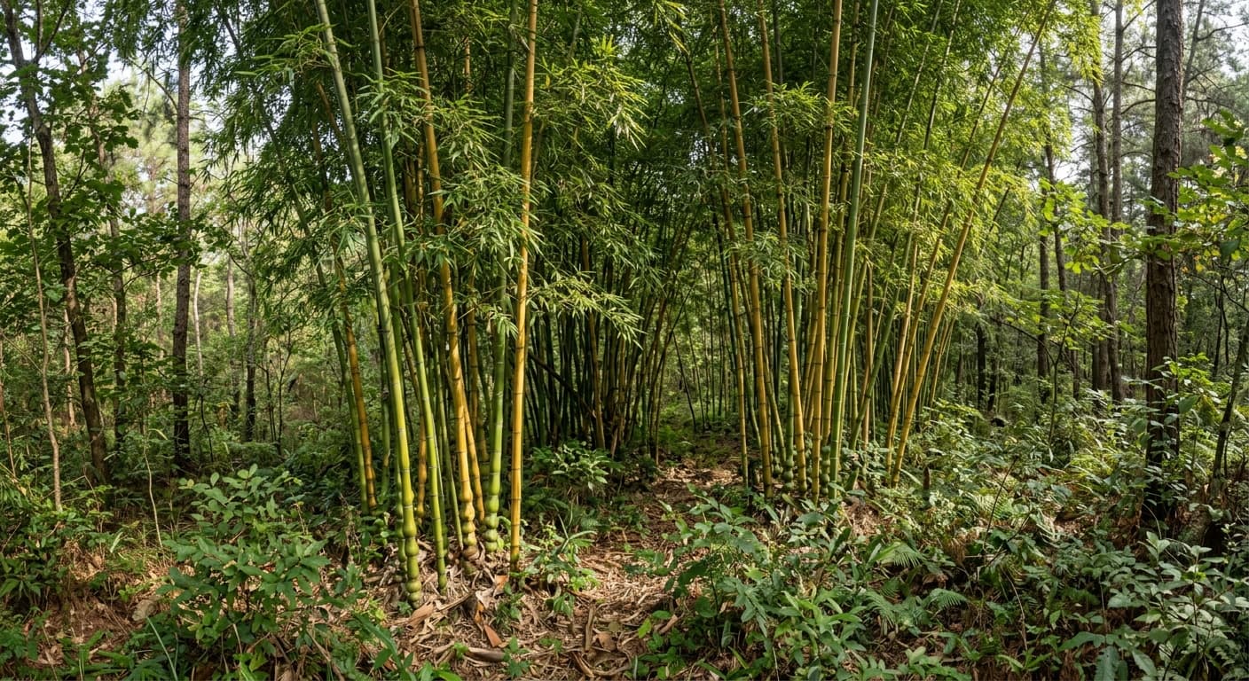 Golden Bamboo (Phyllostachys aurea)
