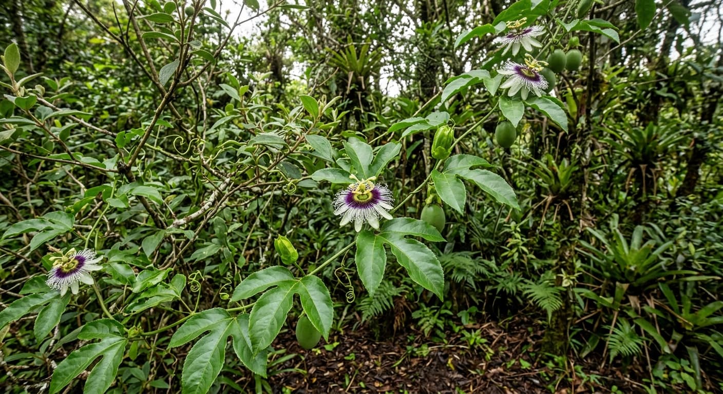 Passion Fruit Vine (Passiflora edulis)