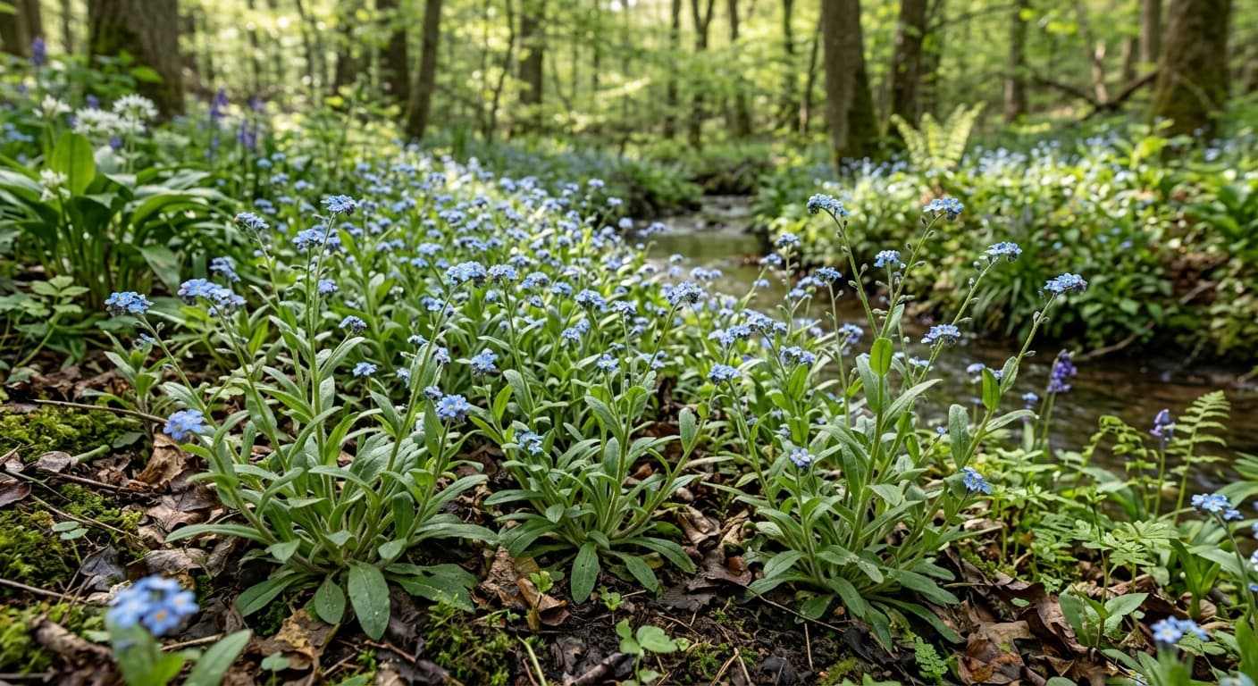 Forget Me Not (Myosotis sylvatica)