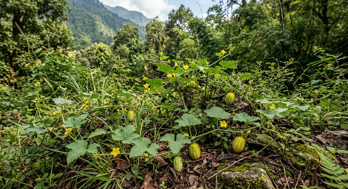 Cucumber Plant (Cucumis sativus)