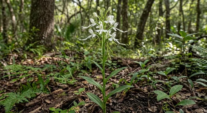 Large Spurwort (Habenaria macroceras)