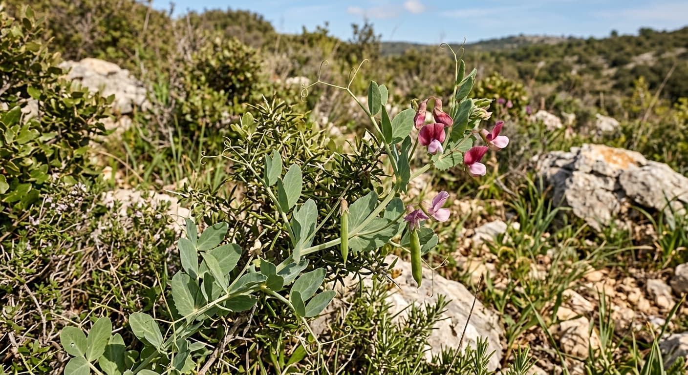 Pea Plant (Pisum sativum)
