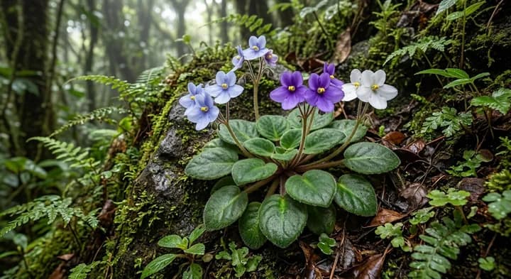 African Violet (Saintpaulia)