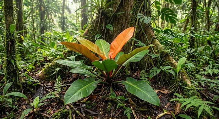Philodendron Pink Princess (Philodendron erubescens 'Prince of Orange')