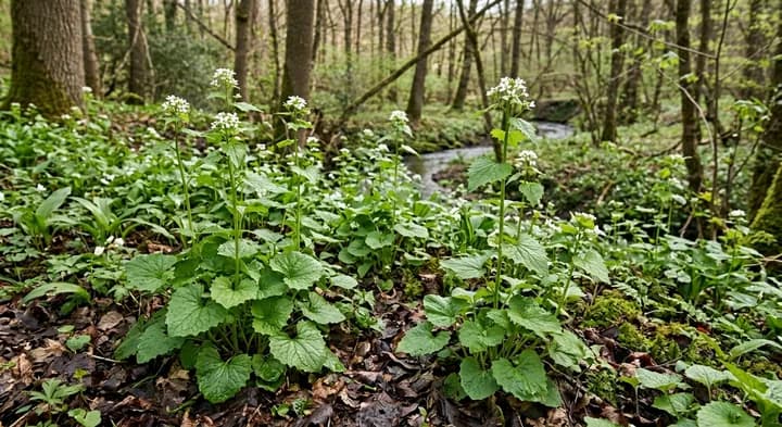 Wild Garlic (Alliaria caulostachya)