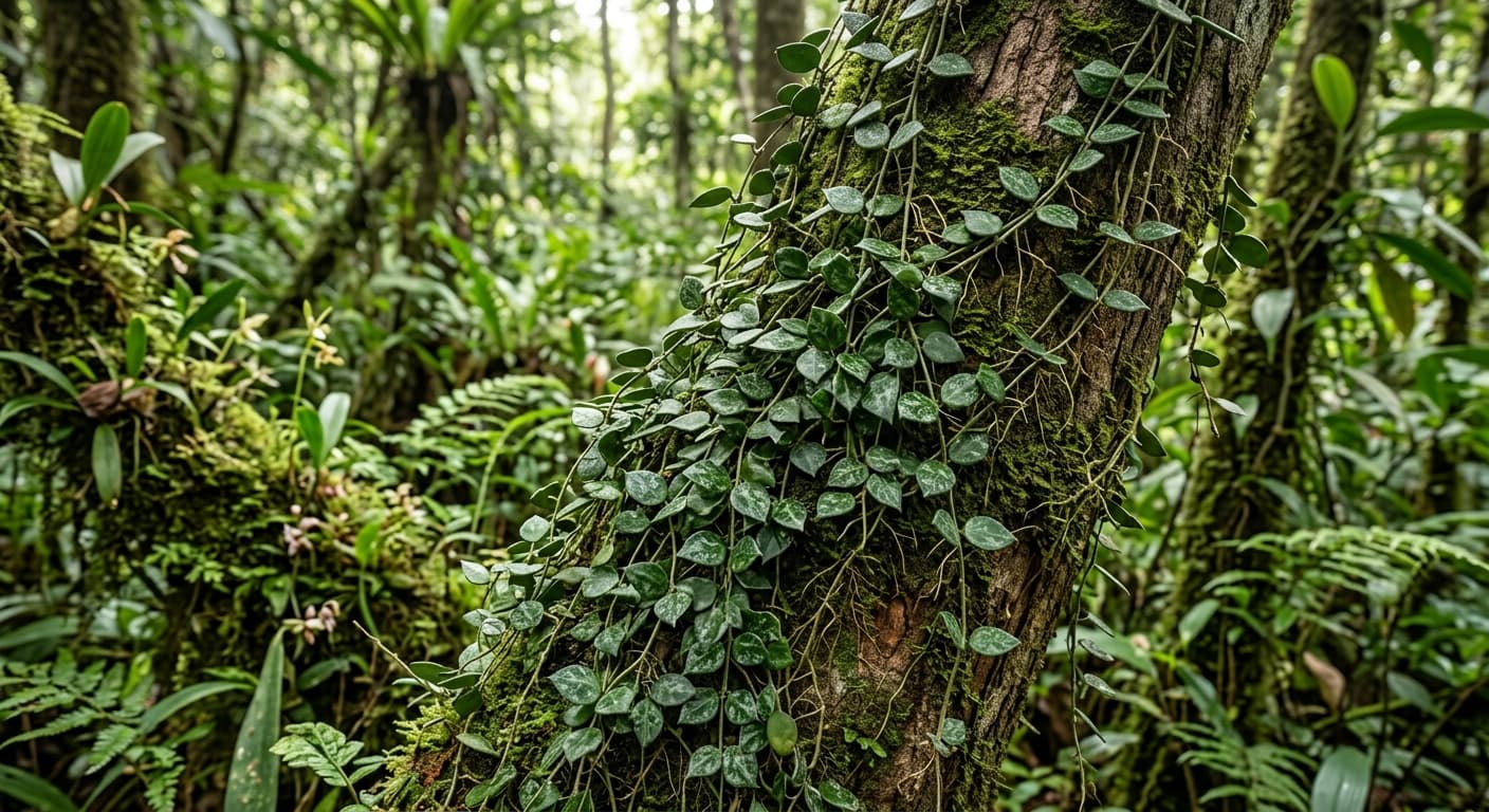 Miniature Wax Plant (Hoya curtisii)