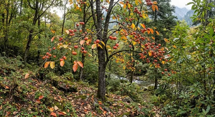 Japanese persimmon (Diospyros kaki)