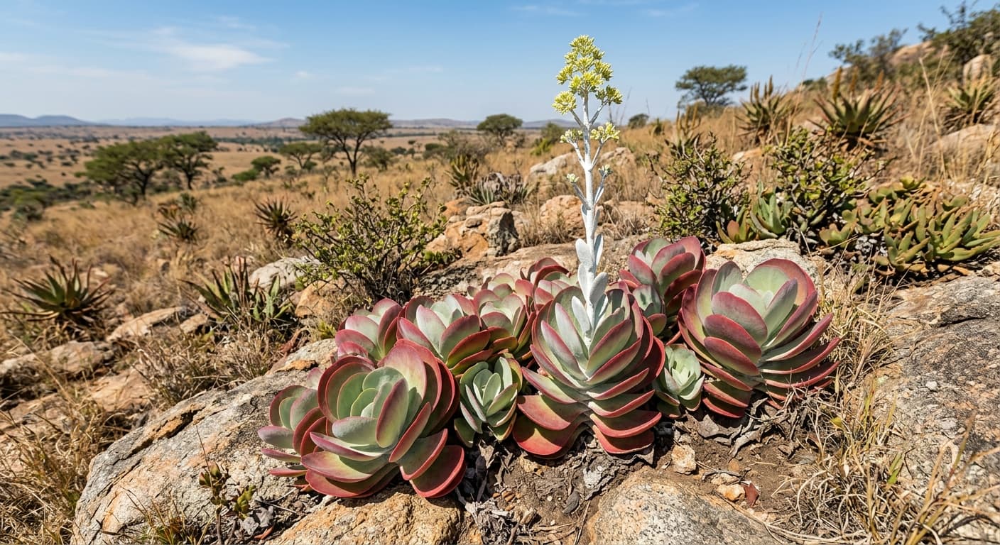 Flapjack Plant (Kalanchoe luciae)