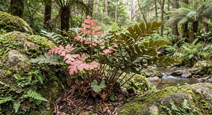 Rough Maidenhair Fern (Adiantum hispidulum)