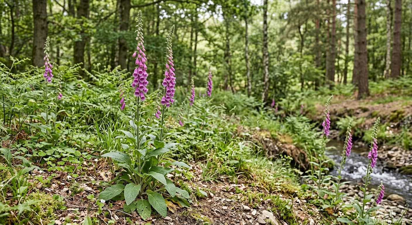 Foxglove (Digitalis purpurea)