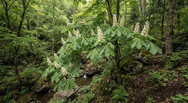 Chun's Horse Chestnut (Aesculus chuniana)