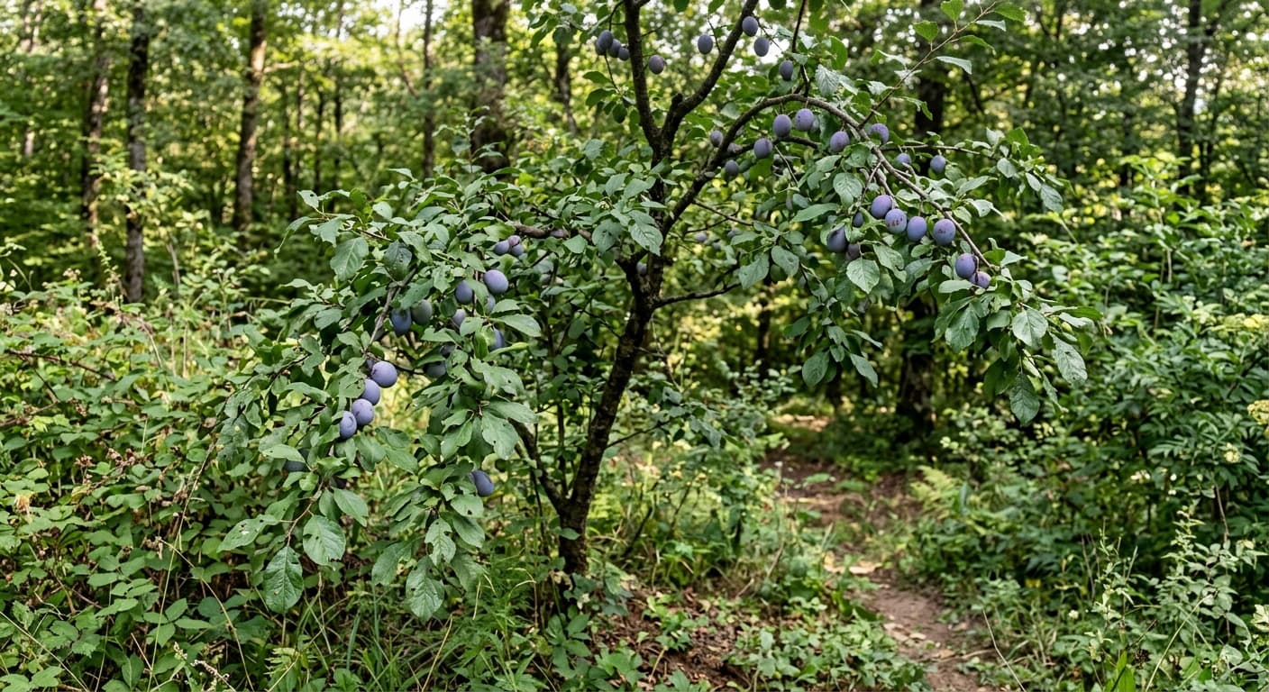 Plum Tree (Prunus domestica)