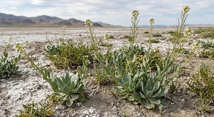 Salt marsh pocketrocket (Thelypodium salsugineum)